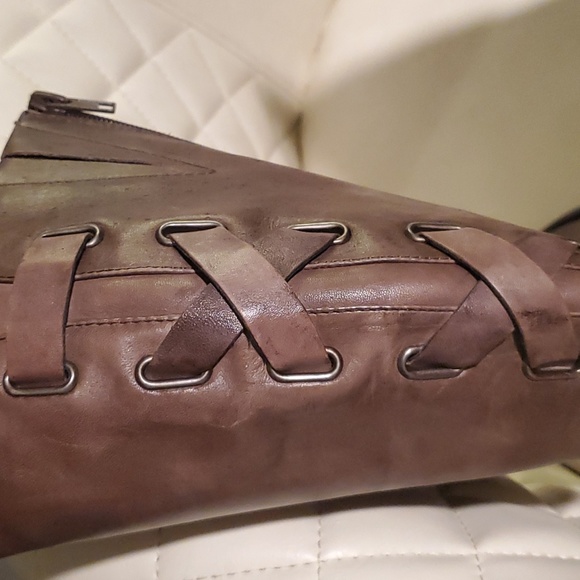 8M Arturo Chiang Knee-High Genuine Leather Soft Riding Boots Brown - Picture 4 of 10